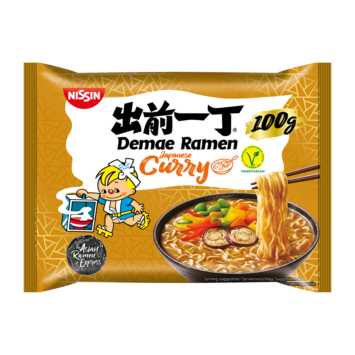 CASE of Nissin Demae Ramen Japanese Curry Noodles - 30 x 100g