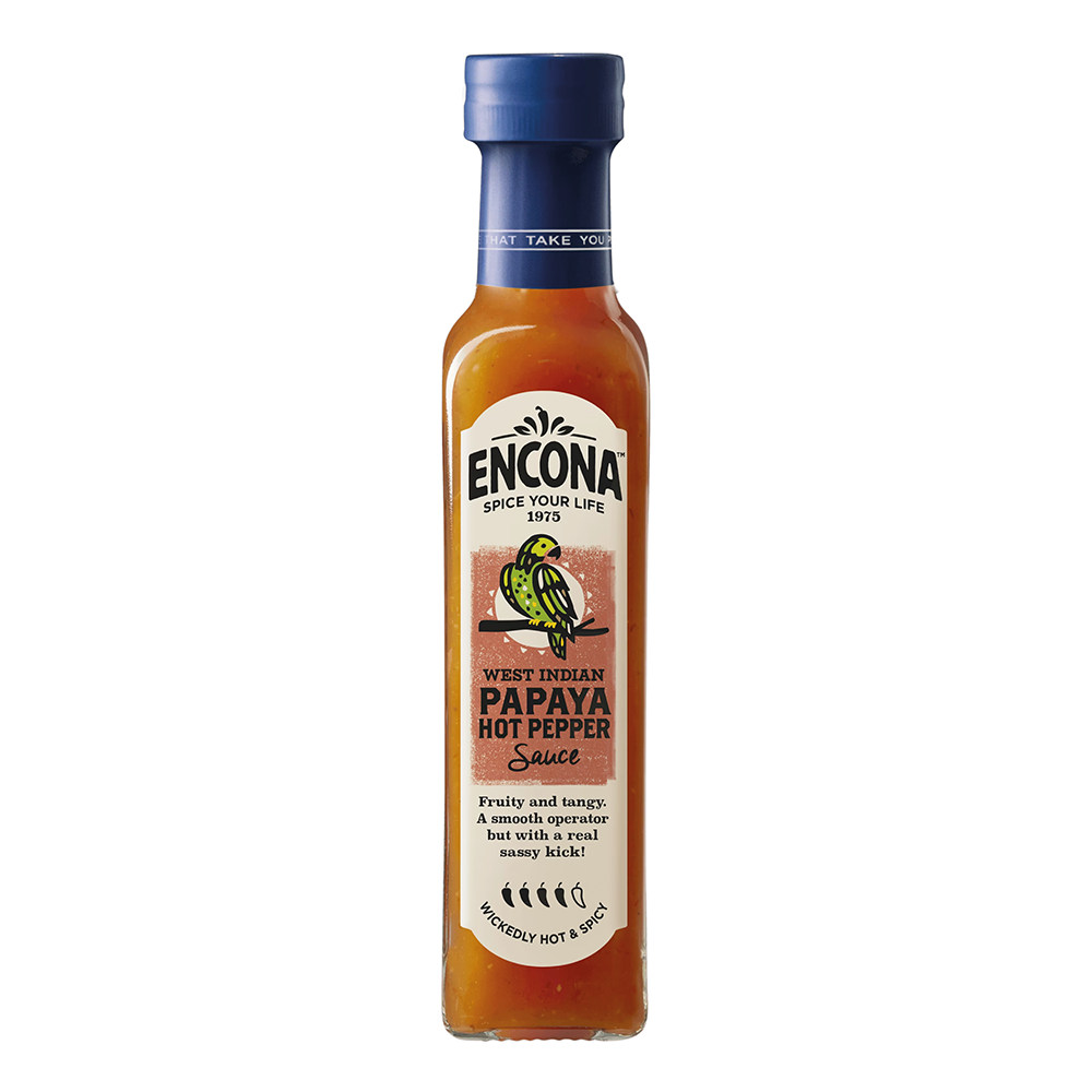 West Indian Papaya Hot Pepper Sauce - 1 x 142ml