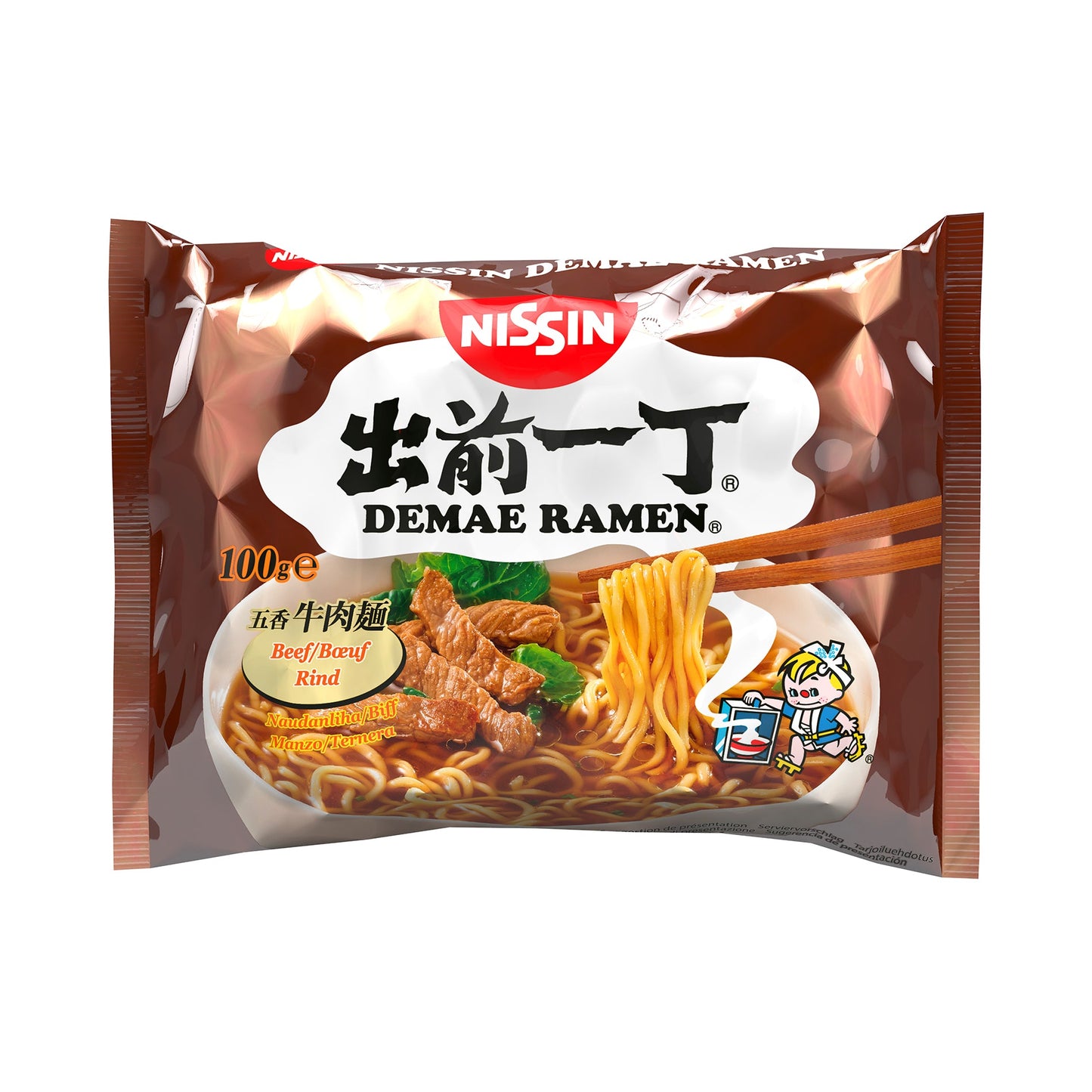 Nissin Demae Ramen Beef Noodles - 1 x 100g