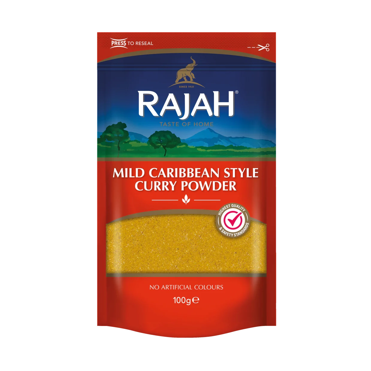 Caribbean Mild Curry Powder - 1 x 100g