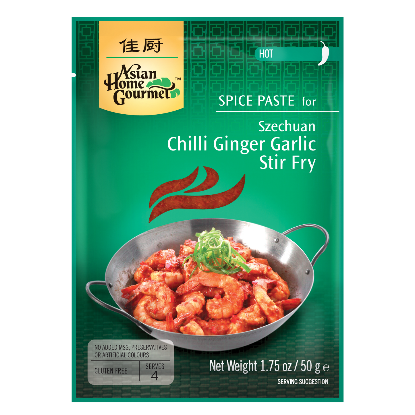 Szechuan Chilli Ginger Garlic Stir Fry - CASE of 12 x 50g