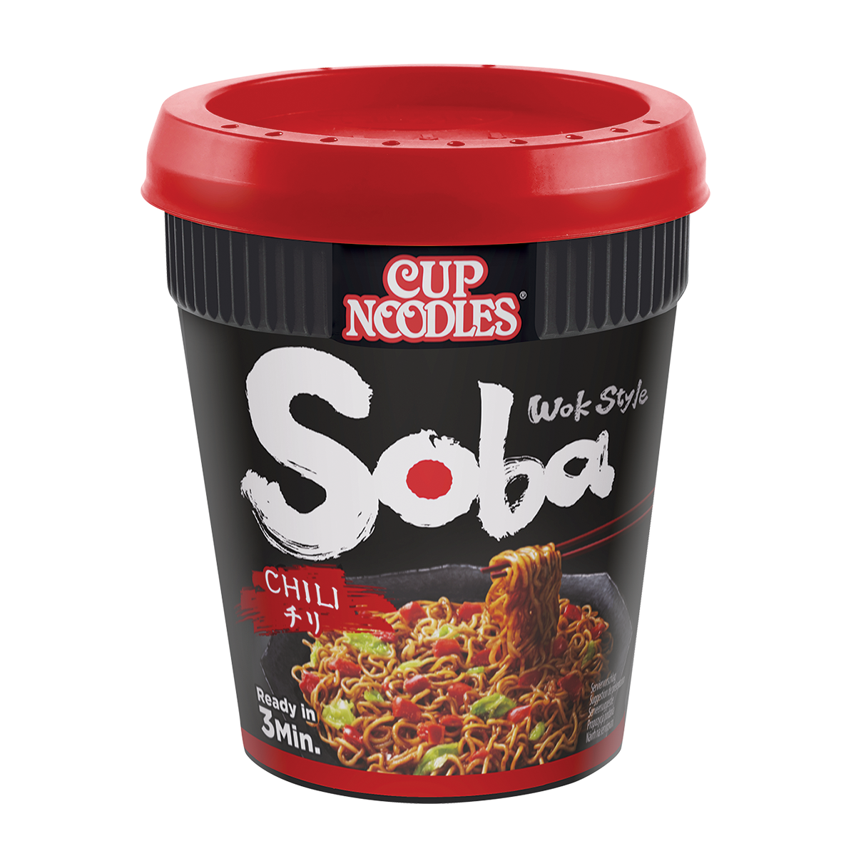Nissin Soba Chilli Cup Noodles - 1 x 92g