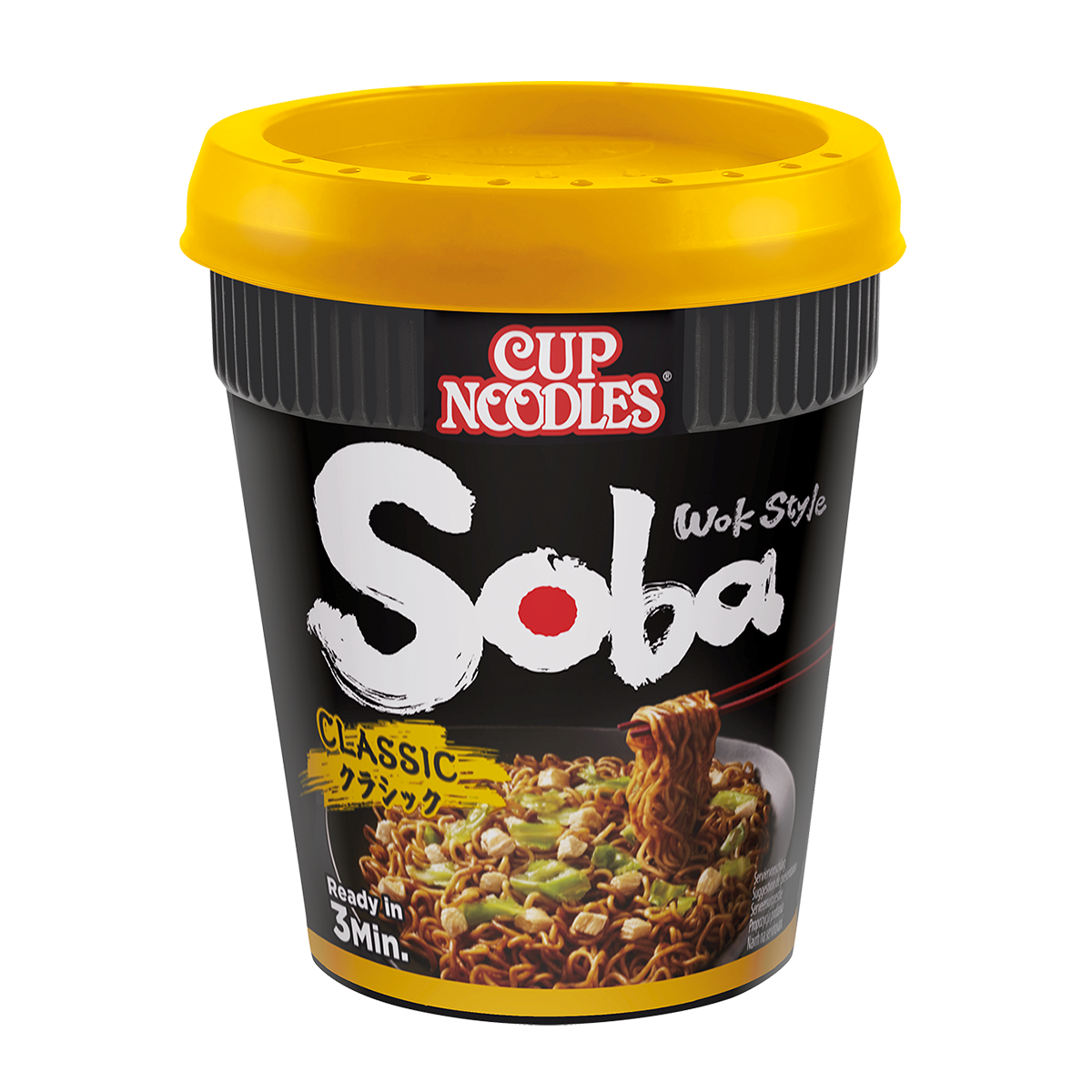 CASE of Nissin Soba Classic Cup Noodles - 8 x 90g