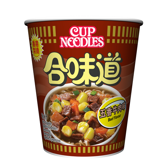 CASE of Nissin Beef Cup Noodles - 24 x 72g