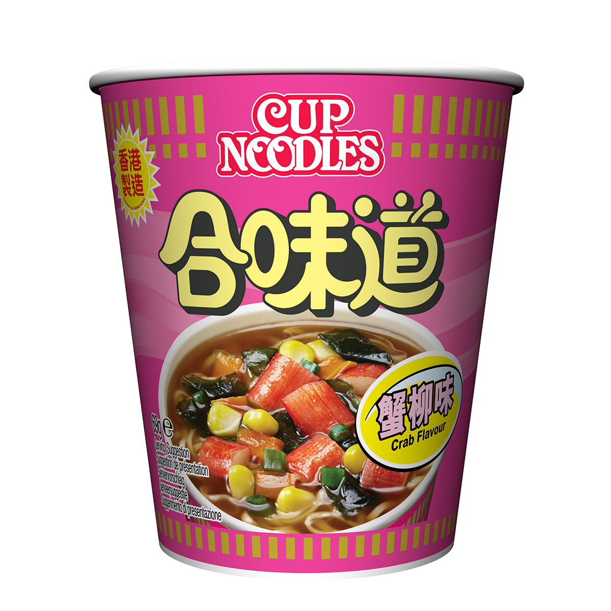 CASE of Nissin Crab Cup Noodles - 24 x 75g