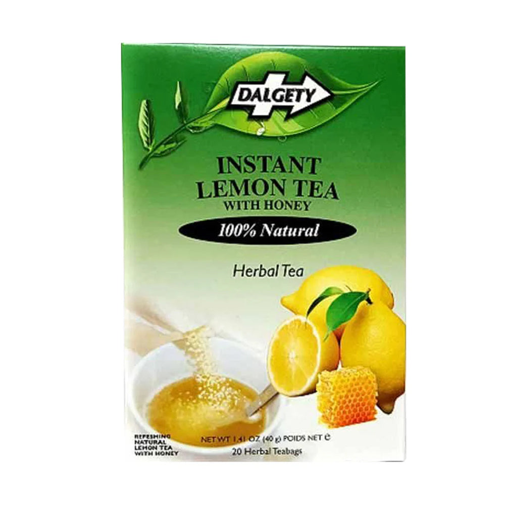 Instant Herbal Lemon Tea with Honey - 18 Teabags - 1 x 40g