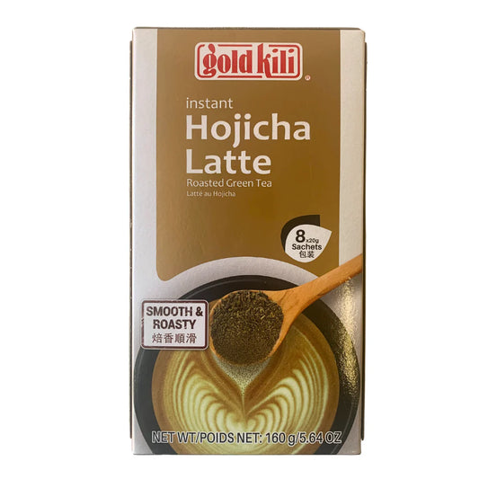 Instant Hojicha Latte Roasted Green Tea - 8 x 20g Sachets