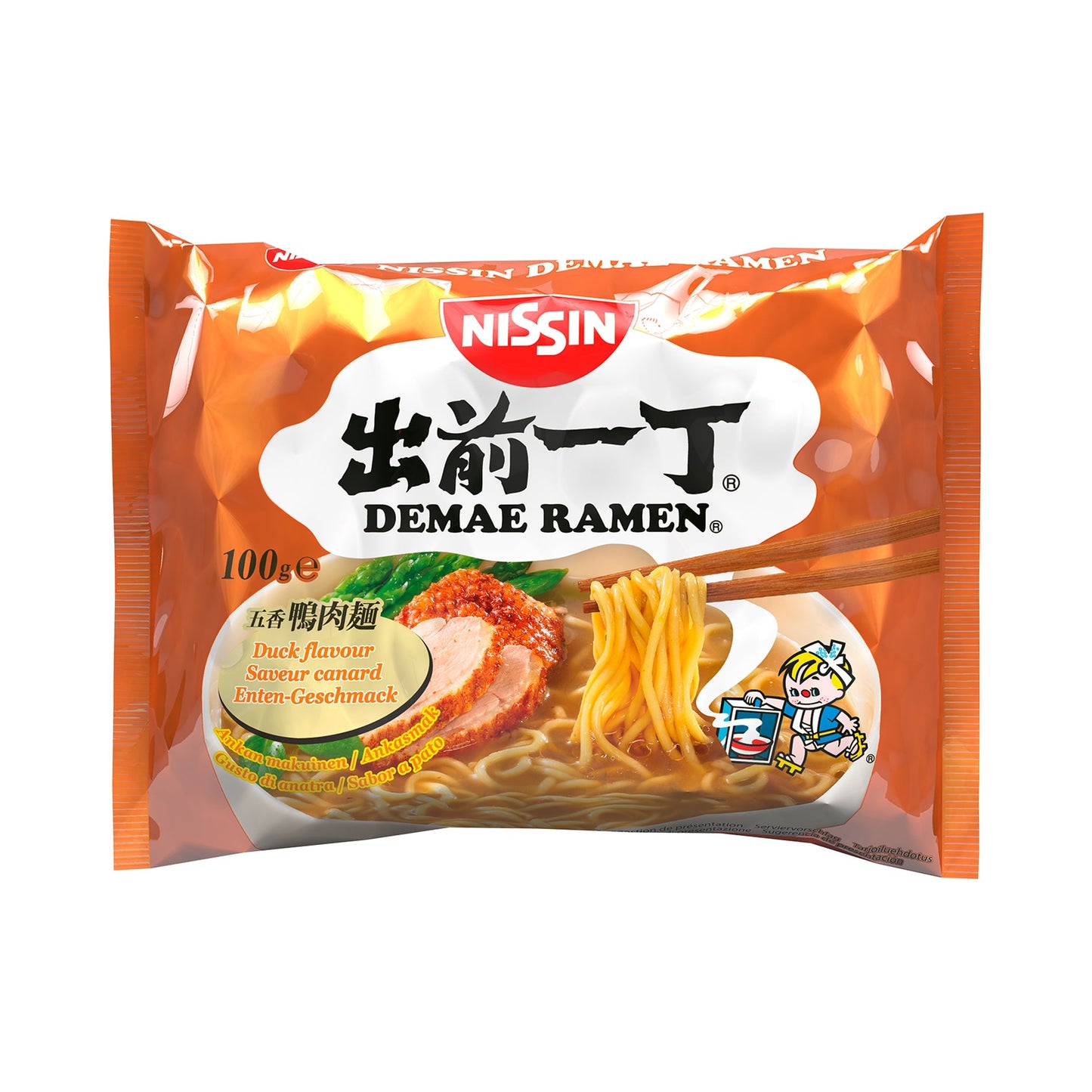 Nissin Demae Ramen Duck Noodles - 1 x 100g