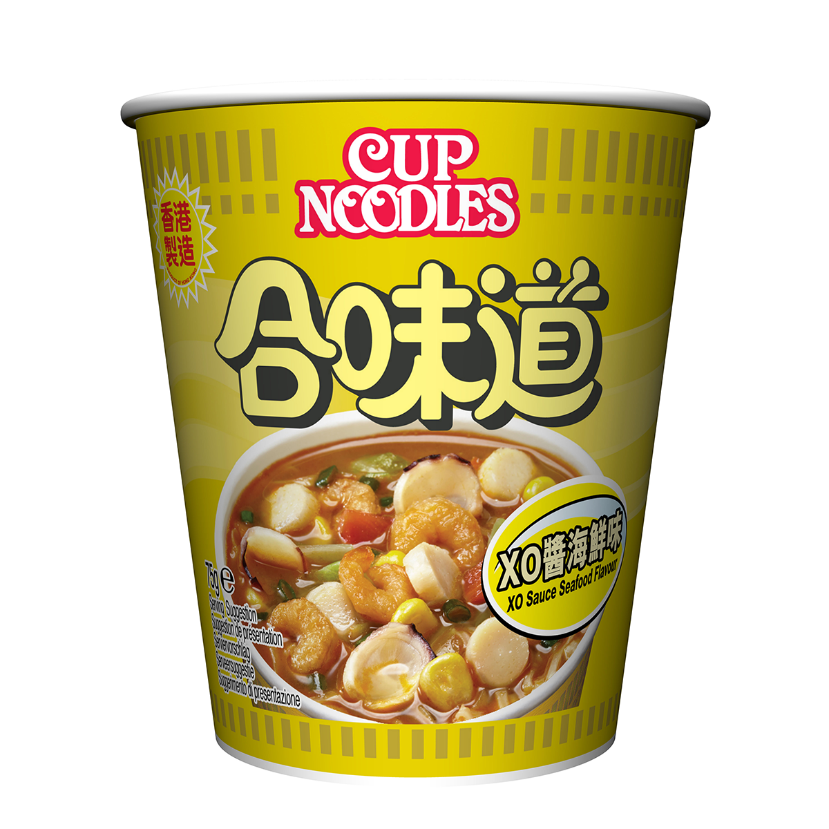 CASE of Nissin Xo Seafood Cup Noodles - 24 x 75g