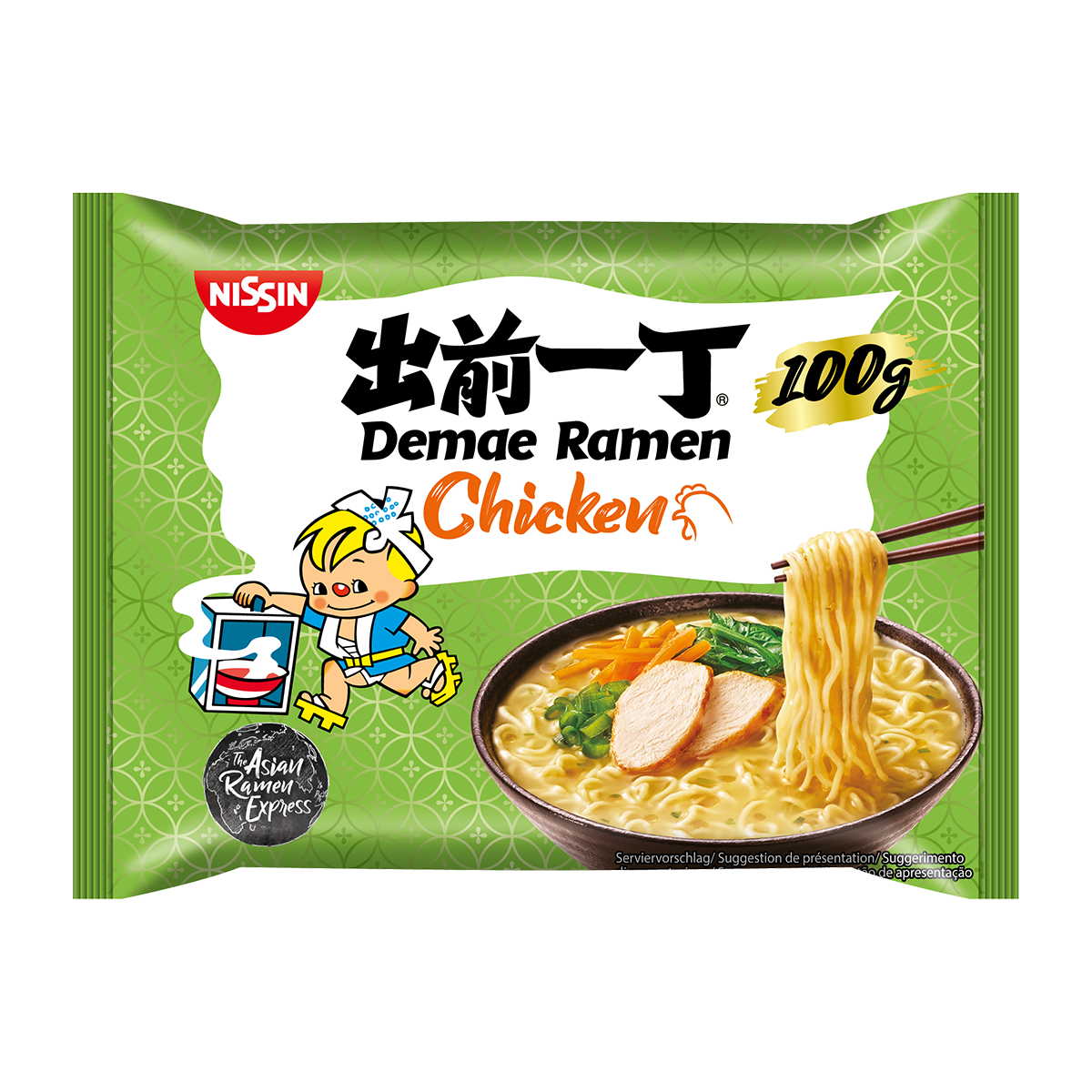 CASE of Nissin Demae Ramen Chicken Noodles - 30 x 100g