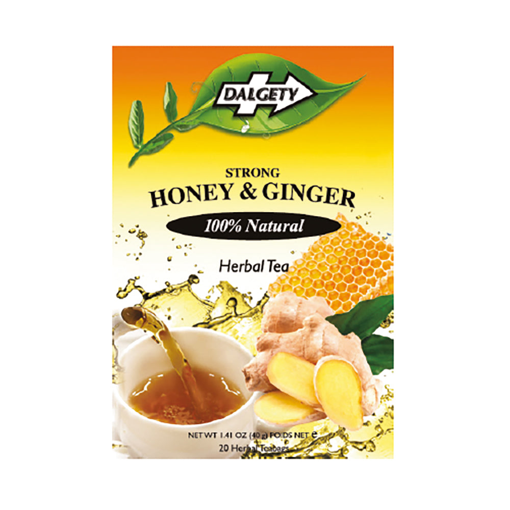 Caribbean Strong Honey & Ginger Herbal Tea - 18 Teabags - 1 x 72g