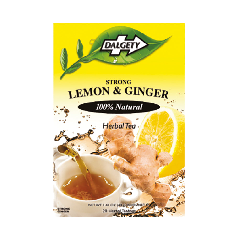 Strong Lemon & Ginger Caribbean Herbal Tea - 1 x 54g