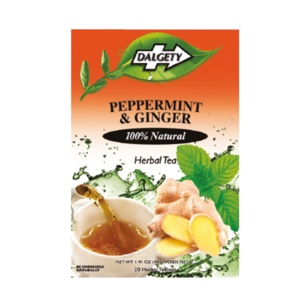 Peppermint & Ginger Caribbean Herbal Tea - 1 x 40g