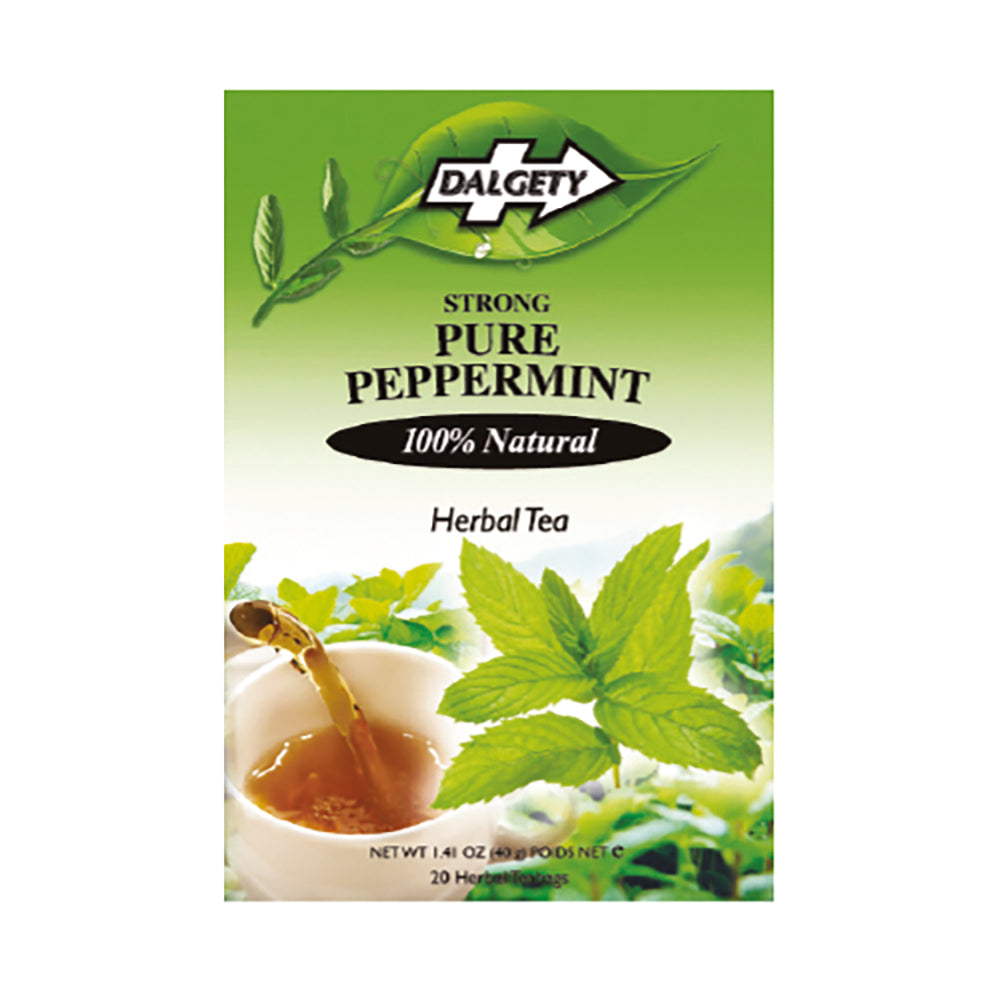 Strong Pure Peppermint Herbal Tea - 18 Teabags - 1 x 40g