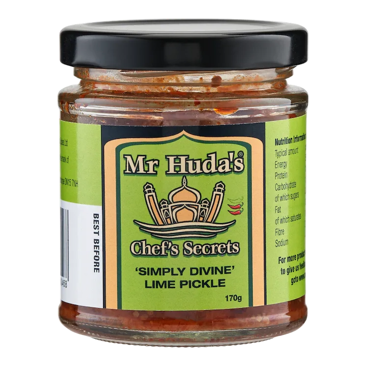 'Simply Divine' Lime Pickle - 1 x 170g