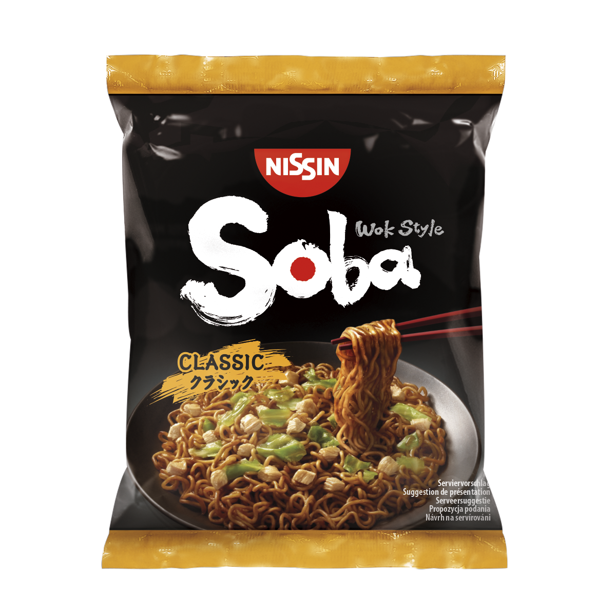 CASE of Nissin Soba Classic Bag Noodles - 9 x 109g