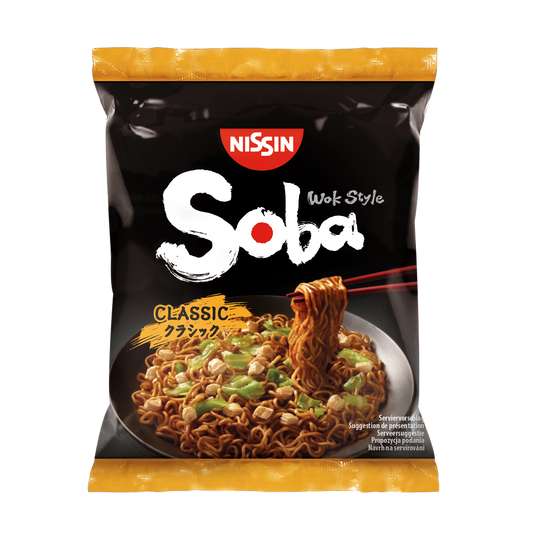 CASE of Nissin Soba Classic Bag Noodles - 9 x 109g