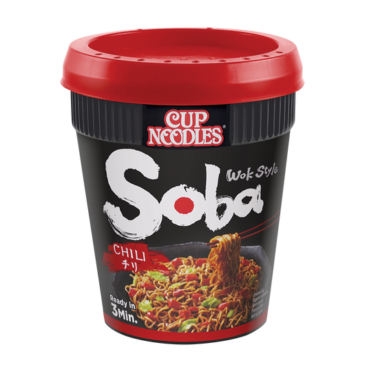 CASE of Nissin Soba Chilli Cup Noodles - 8 x 92g