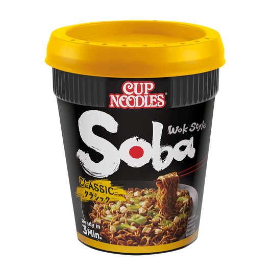 CASE of Nissin Soba Classic Cup Noodles - 8 x 90g