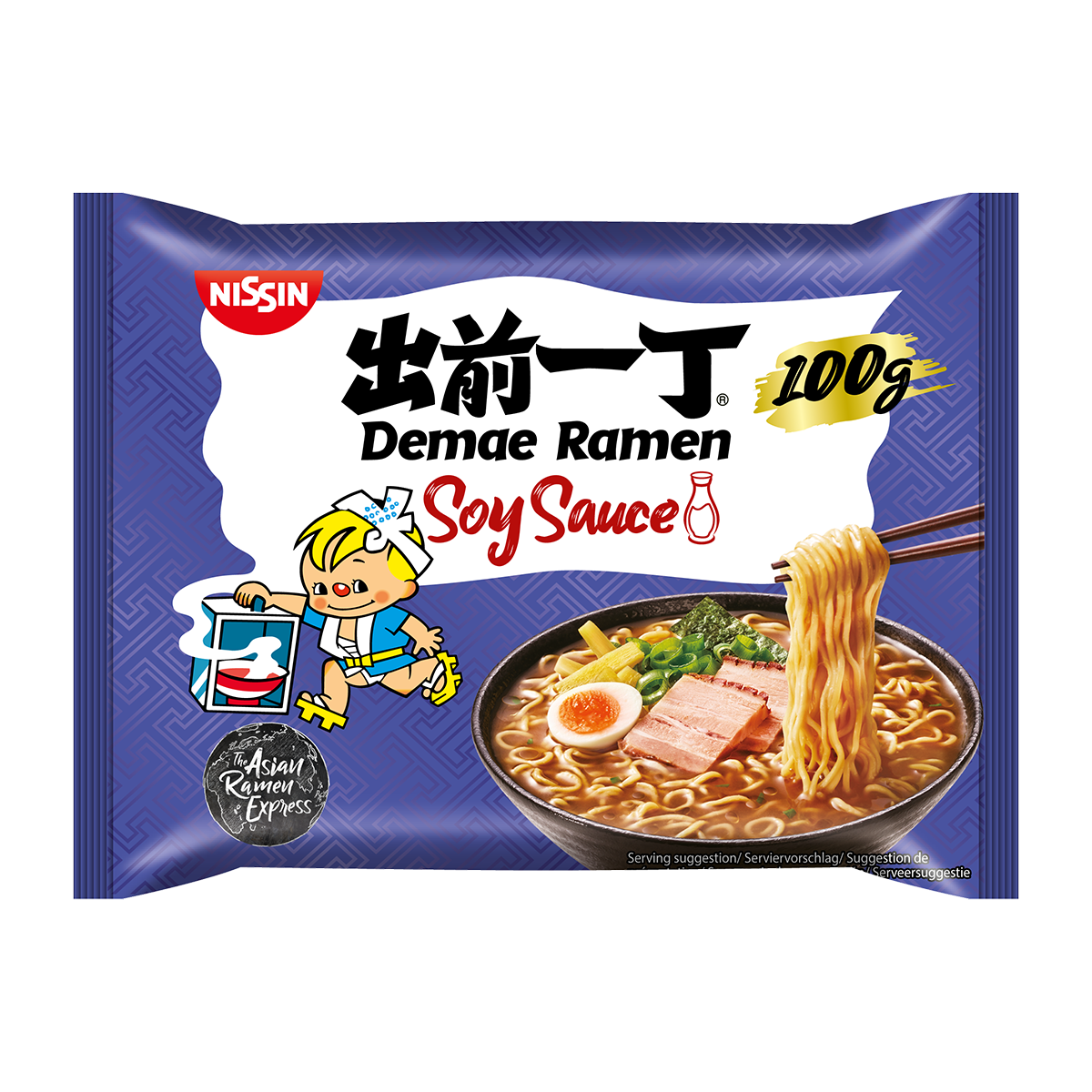 CASE of Nissin Demae Ramen Soy Sauce Noodles - 30 x 100g